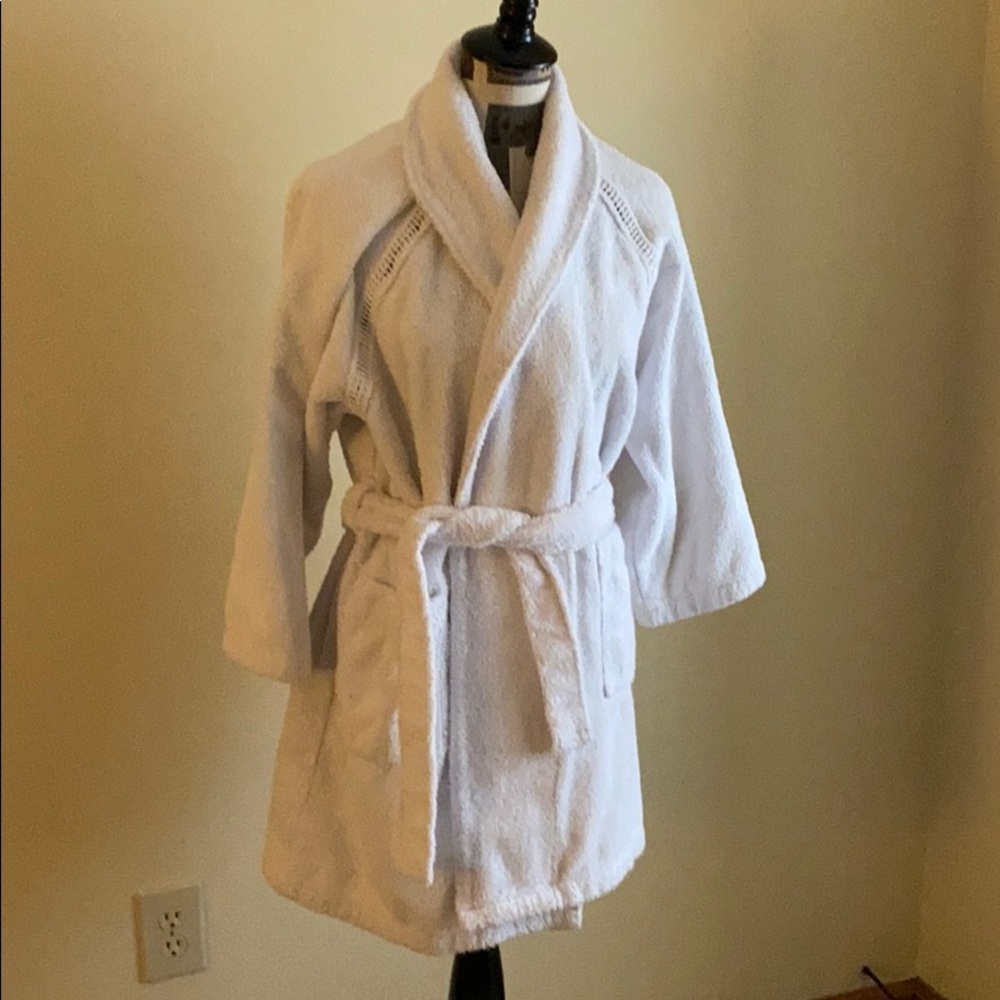 White Terry Robe - image 1